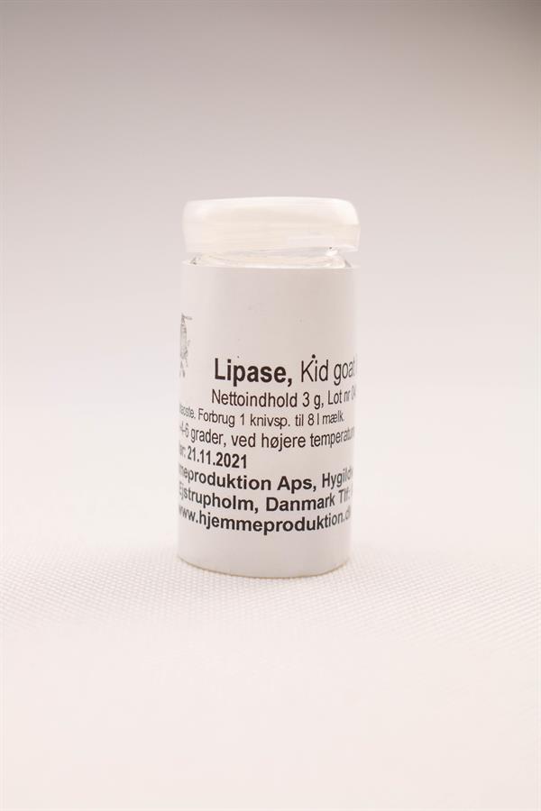 Lipase-enzym (til blandt andet Feta-ost), 3 gr
